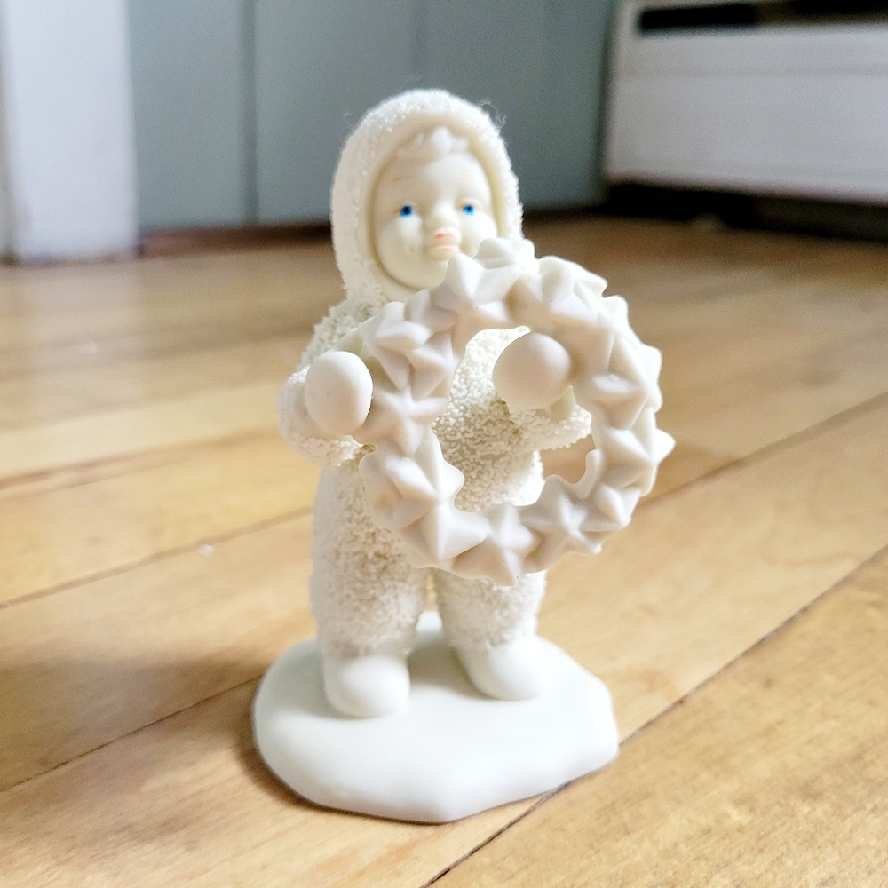 Vintage Department 56 Winter Tales "I Made This Just for You" Snowbaby - Picture 4 of 12